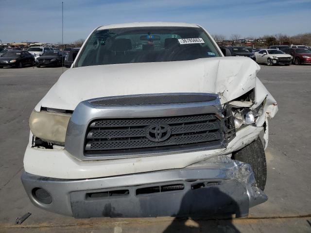 5TFRU54108X014575 - 2008 TOYOTA TUNDRA DOUBLE CAB WHITE photo 5