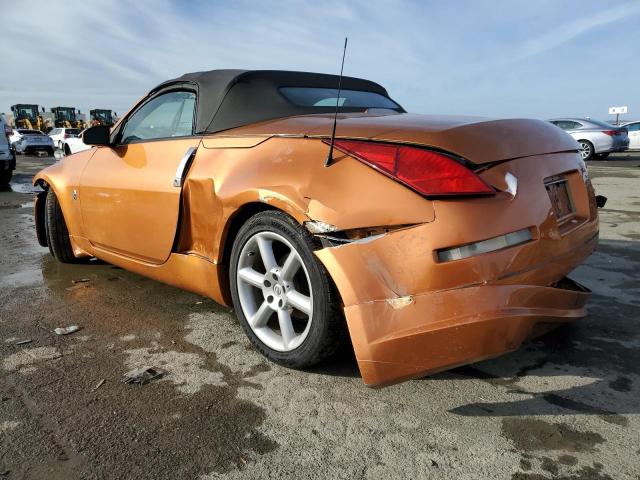 JN1AZ36A84T011332 - 2004 NISSAN 350Z ROADSTER ORANGE photo 2