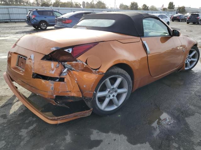 JN1AZ36A84T011332 - 2004 NISSAN 350Z ROADSTER ORANGE photo 3