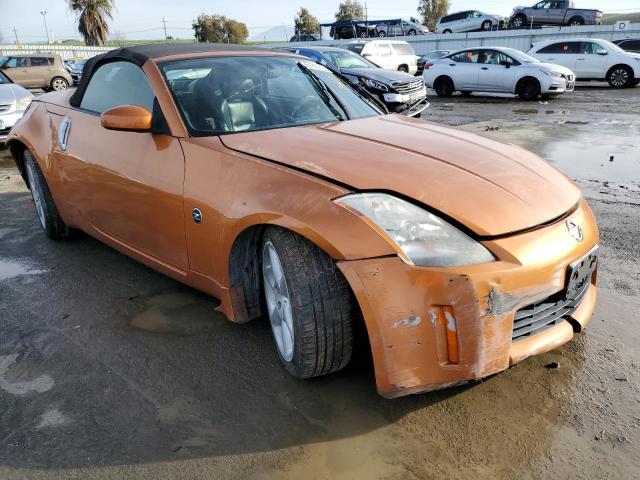 JN1AZ36A84T011332 - 2004 NISSAN 350Z ROADSTER ORANGE photo 4