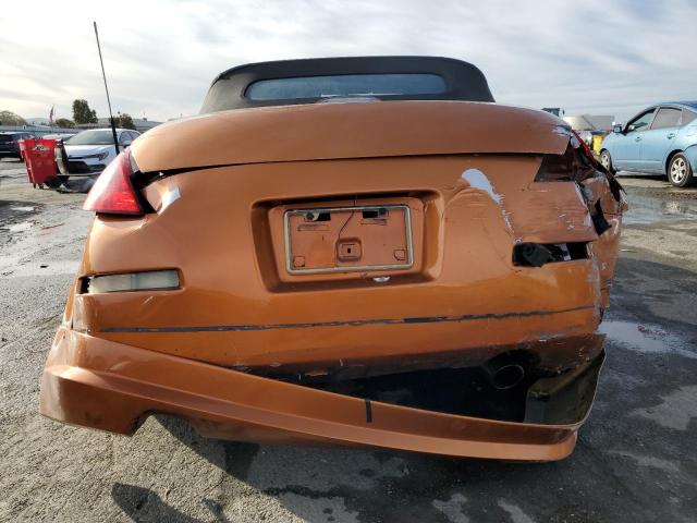 JN1AZ36A84T011332 - 2004 NISSAN 350Z ROADSTER ORANGE photo 6