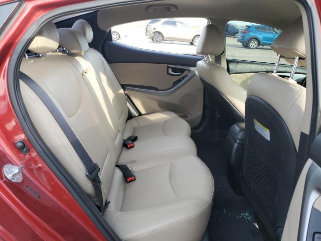 5NPDH4AE6FH616003 - 2015 HYUNDAI ELANTRA SE RED photo 10