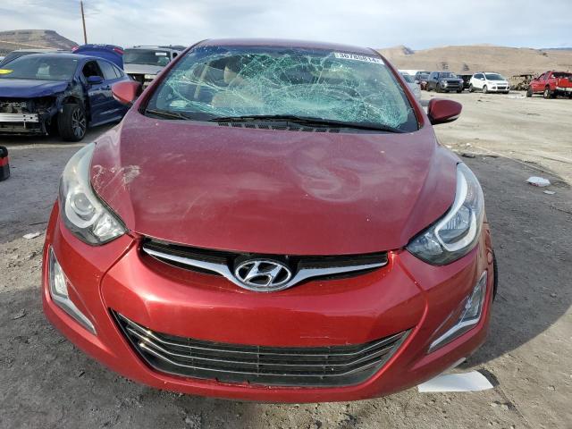 5NPDH4AE6FH616003 - 2015 HYUNDAI ELANTRA SE RED photo 5