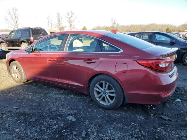 5NPE24AF2GH379865 - 2016 HYUNDAI SONATA SE RED photo 2