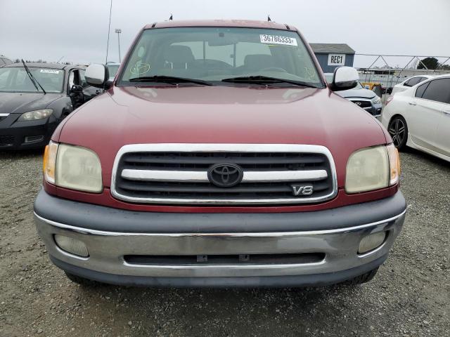 5TBRT34122S224298 - 2002 TOYOTA TUNDRA ACCESS CAB BURGUNDY photo 5