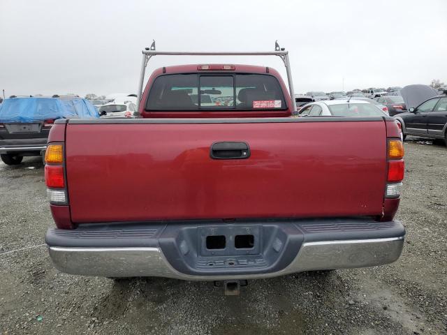 5TBRT34122S224298 - 2002 TOYOTA TUNDRA ACCESS CAB BURGUNDY photo 6