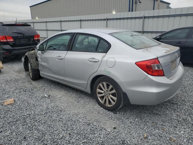 2HGFB2F89CH548769 - 2012 HONDA CIVIC EX SILVER photo 2