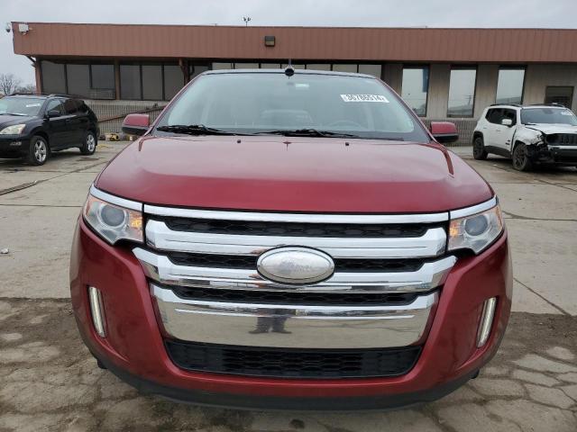 2FMDK3JC4DBB20762 - 2013 FORD EDGE SEL BURGUNDY photo 5