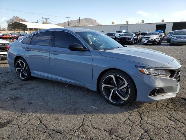 1HGCV1F30NA041849 - 2022 HONDA ACCORD SPORT GRAY photo 4