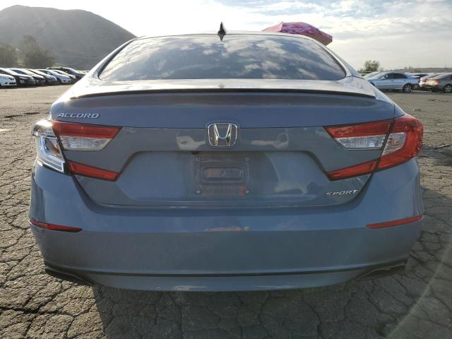 1HGCV1F30NA041849 - 2022 HONDA ACCORD SPORT GRAY photo 6