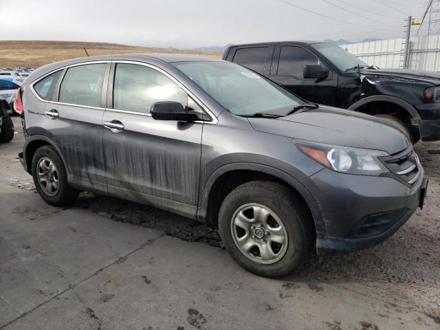 2HKRM4H33EH636214 - 2014 HONDA CR-V LX GRAY photo 4