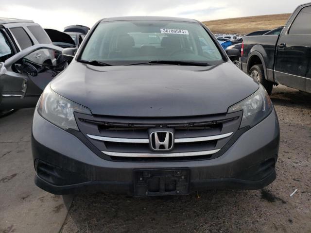 2HKRM4H33EH636214 - 2014 HONDA CR-V LX GRAY photo 5