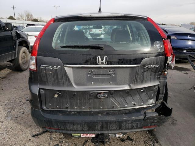 2HKRM4H33EH636214 - 2014 HONDA CR-V LX GRAY photo 6