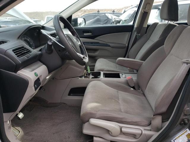 2HKRM4H33EH636214 - 2014 HONDA CR-V LX GRAY photo 7