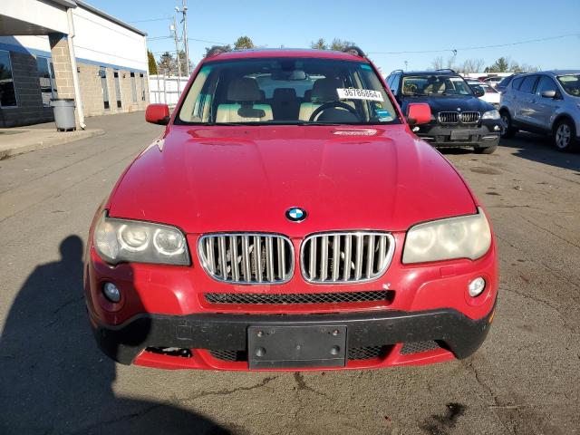 WBXPC93498WJ22814 - 2008 BMW X3 3.0SI RED photo 5