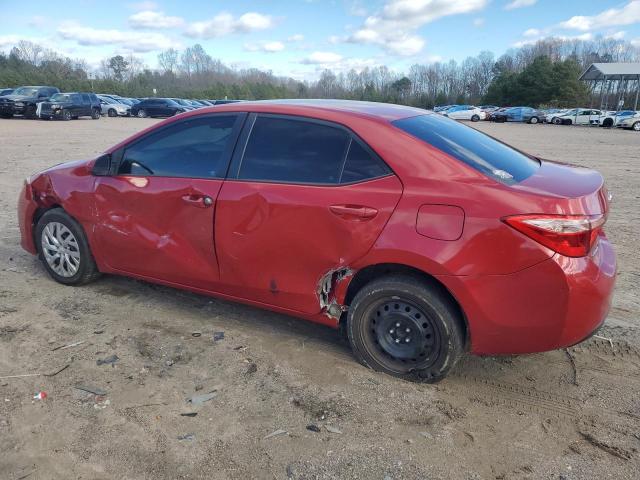 5YFBURHE4HP737219 - 2017 TOYOTA COROLLA L RED photo 2