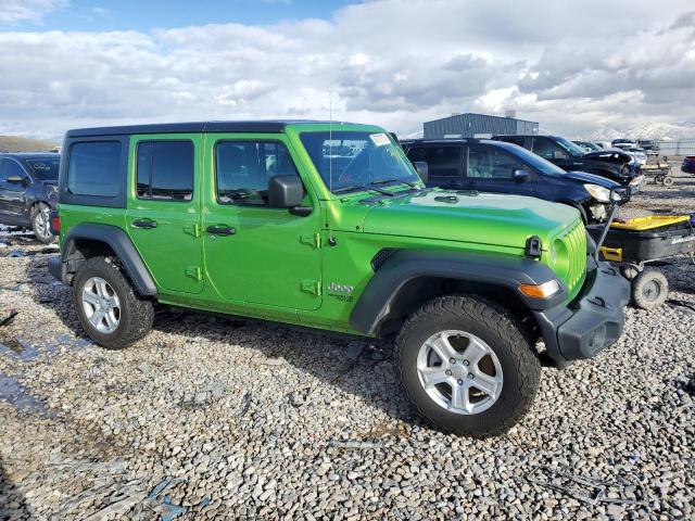 1C4HJXDNXJW254909 - 2018 JEEP WRANGLER U SPORT GREEN photo 4