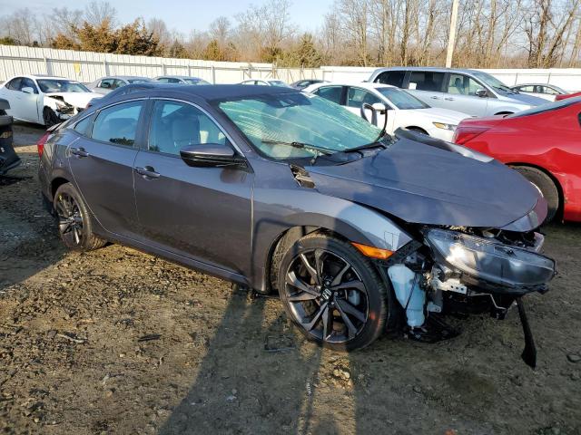 2HGFC2F84KH534564 - 2019 HONDA CIVIC SPORT Gris foto 4