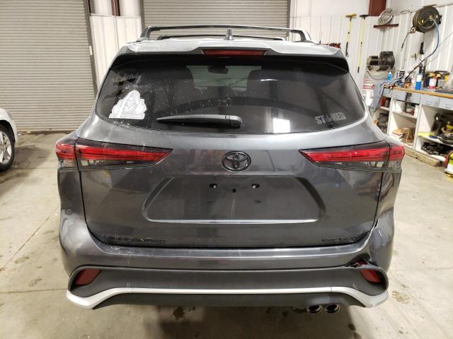 5TDJZRBH2MS068398 - 2021 TOYOTA HIGHLANDER XSE GRAY photo 6