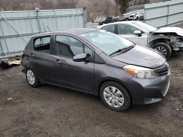 VNKKTUD38EA001966 - 2014 TOYOTA YARIS CHARCOAL photo 4