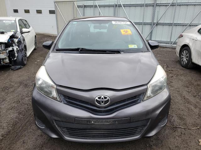 VNKKTUD38EA001966 - 2014 TOYOTA YARIS CHARCOAL photo 5