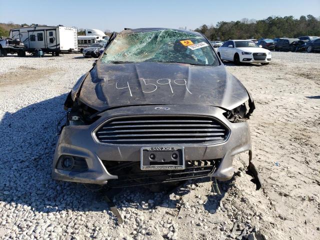 3FA6P0LU6DR254599 - 2013 FORD FUSION SE HYBRID GRAY photo 5