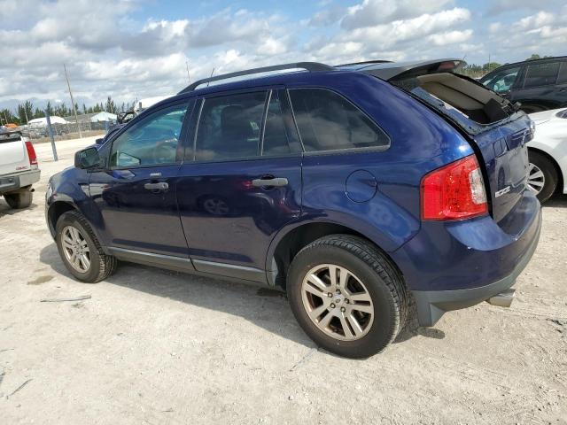 2FMDK3GC5BBA74640 - 2011 FORD EDGE SE BLUE photo 2