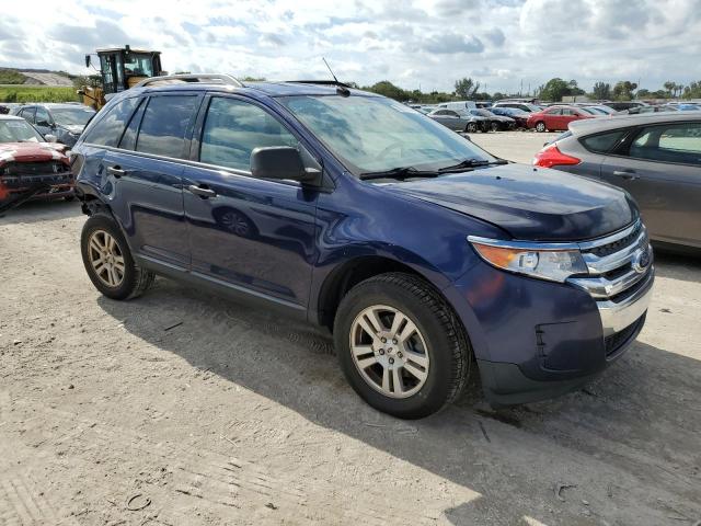 2FMDK3GC5BBA74640 - 2011 FORD EDGE SE BLUE photo 4