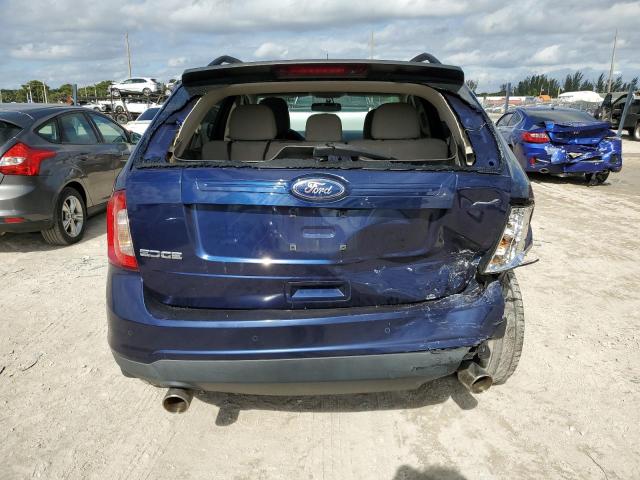 2FMDK3GC5BBA74640 - 2011 FORD EDGE SE BLUE photo 6