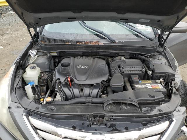 5NPEC4ACXBH161507 - 2011 HYUNDAI SONATA SE GRAY photo 11