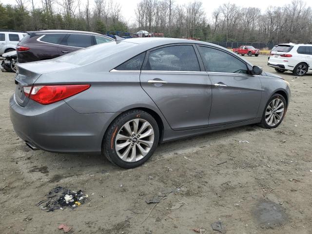 5NPEC4ACXBH161507 - 2011 HYUNDAI SONATA SE GRAY photo 3