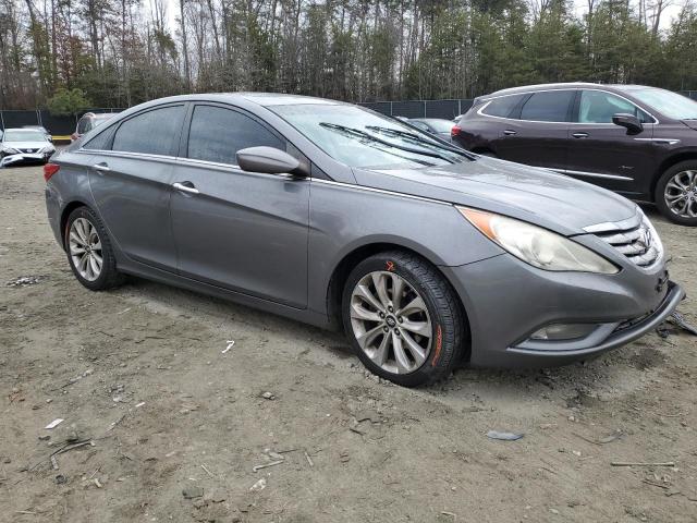 5NPEC4ACXBH161507 - 2011 HYUNDAI SONATA SE GRAY photo 4