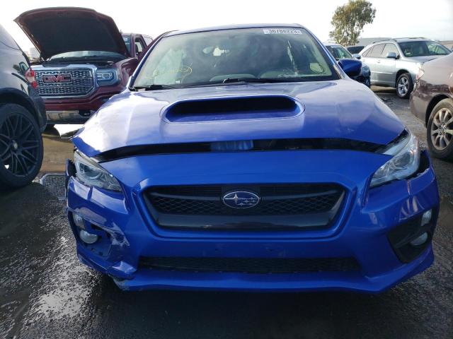 JF1VA1E67H8826918 - 2017 SUBARU WRX PREMIUM BLUE photo 5