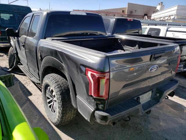 1FTEX1RG6LFA89551 - 2020 FORD F150 RAPTOR GRAY photo 2