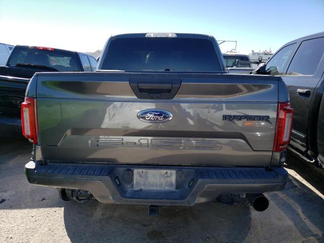 1FTEX1RG6LFA89551 - 2020 FORD F150 RAPTOR GRAY photo 6