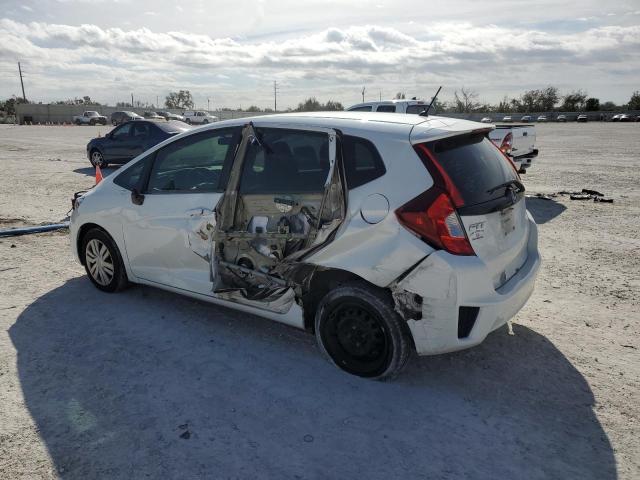 3HGGK5H58HM710747 - 2017 HONDA FIT LX WHITE photo 2