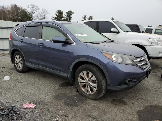 JHLRM4H71CC013530 - 2012 HONDA CR-V EXL BLUE photo 4