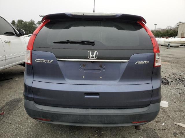 JHLRM4H71CC013530 - 2012 HONDA CR-V EXL BLUE photo 6