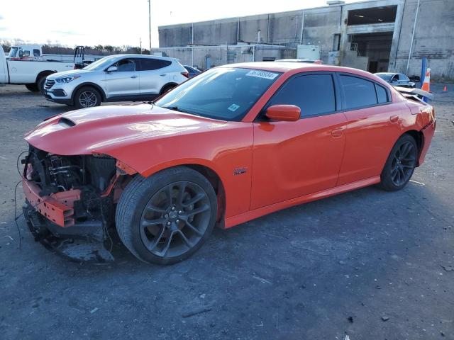 2C3CDXGJ2LH211780 - 2020 DODGE CHARGER SCAT PACK ORANGE photo 1