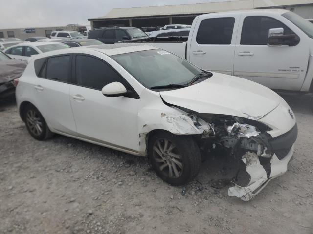 JM1BL1L73C1628633 - 2012 MAZDA 3 I WHITE photo 4