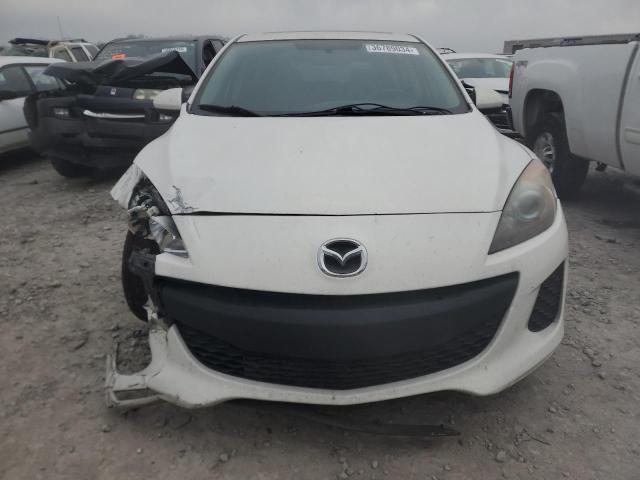 JM1BL1L73C1628633 - 2012 MAZDA 3 I WHITE photo 5