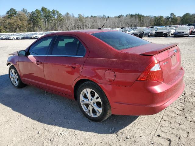 3FAHP0HA0CR397652 - 2012 FORD FUSION SE RED photo 2