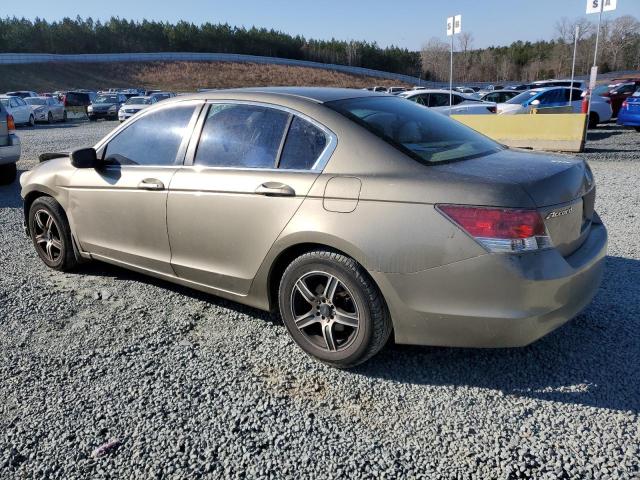 1HGCP26398A161427 - 2008 HONDA ACCORD LX GOLD photo 2