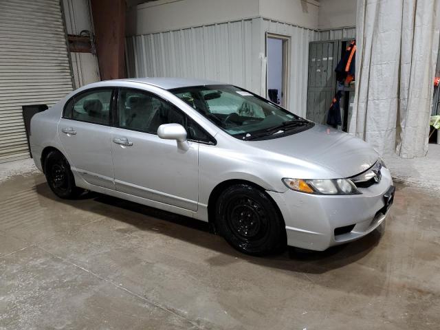 2HGFA1F50BH307300 - 2011 HONDA CIVIC LX SILVER photo 4