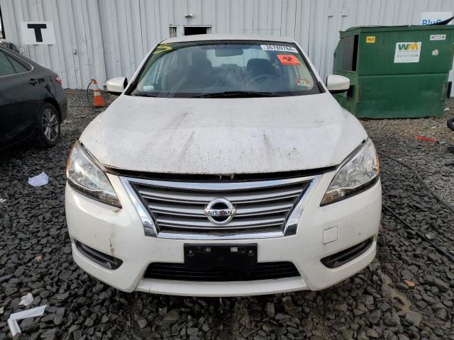 3N1AB7AP1FY219750 - 2015 NISSAN SENTRA S WHITE photo 5