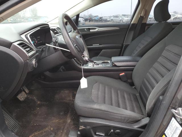 3FA6P0H74HR105925 - 2017 FORD FUSION SE GRAY photo 7