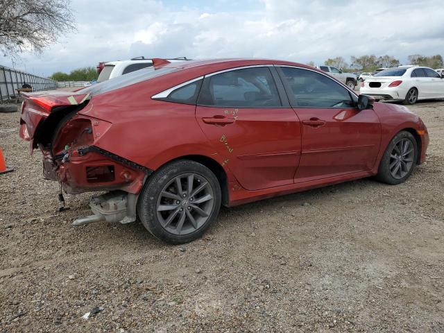 19XFC1F76KE005340 - 2019 HONDA CIVIC EXL წითელი ფოტო 3