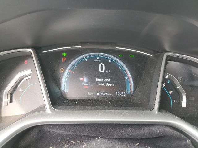 19XFC1F76KE005340 - 2019 HONDA CIVIC EXL წითელი ფოტო 9