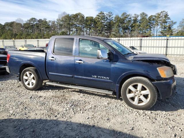 1N6BA07D98N312909 - 2008 NISSAN TITAN XE BLUE photo 4