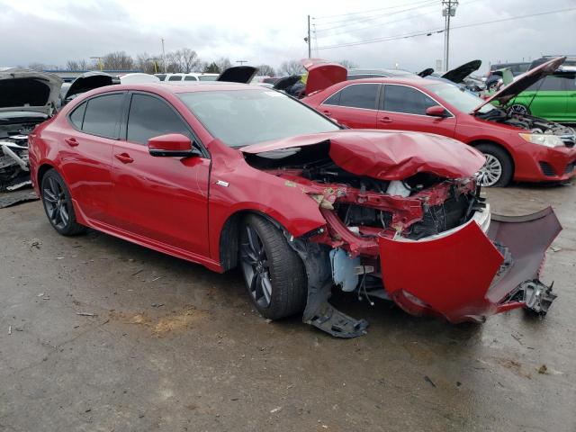 19UUB3F66JA001904 - 2018 ACURA TLX TECH+A RED photo 4